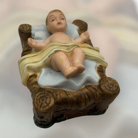 Nativity Christ Child By Thomas Kinkade Hawthorne Village 2007 Replacement Figur - Picture 13 of 15